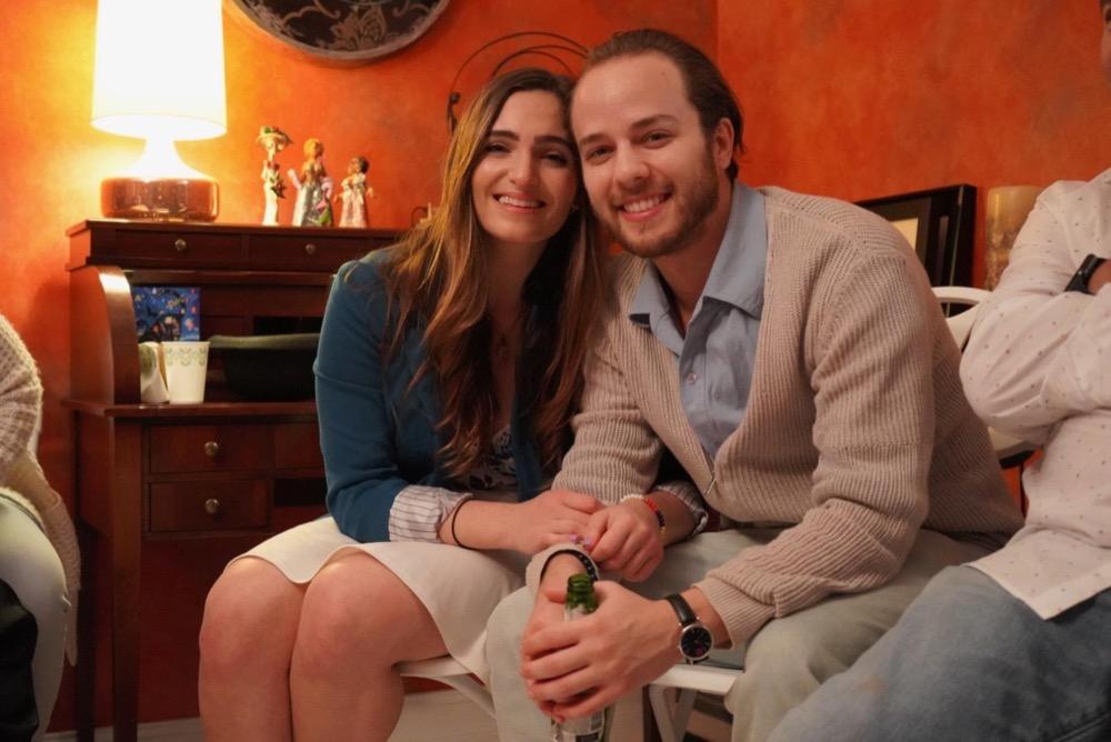 First Hanukkah party as a couple