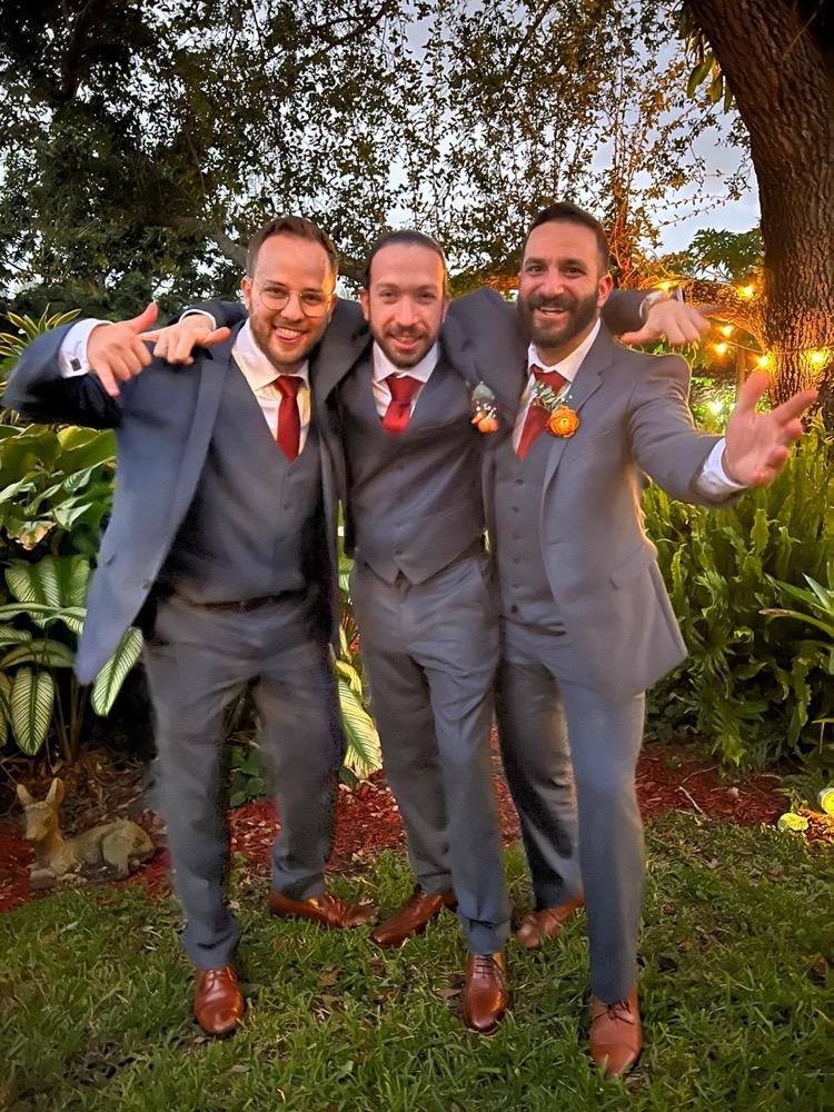 With friends