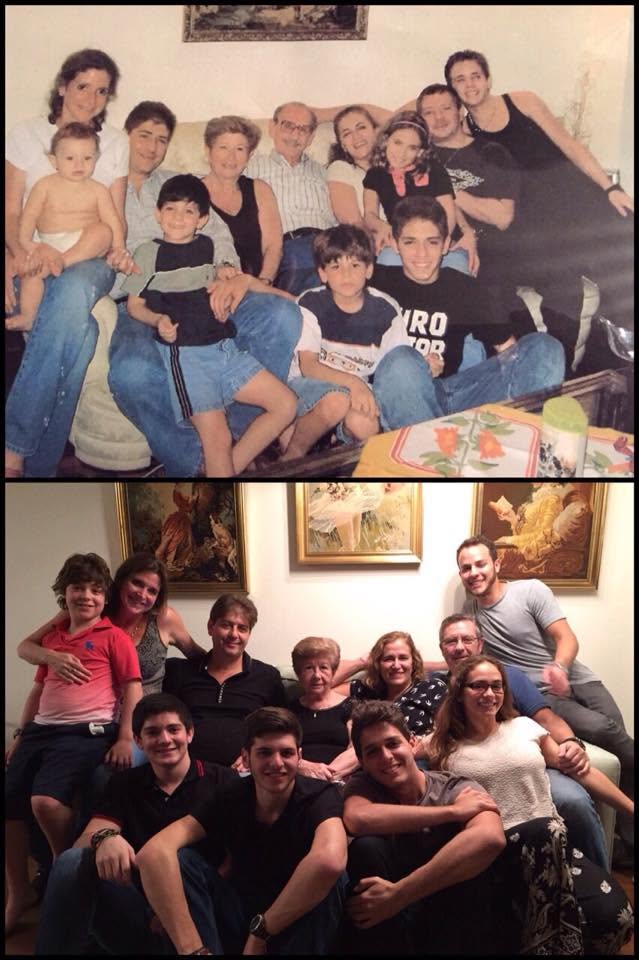 Shirley and Daniel with family and friends